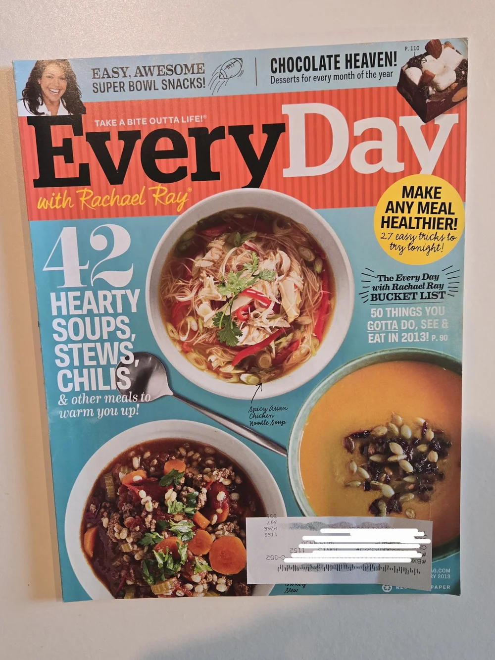 Everyday With Rachel Ray Magazine January/ February 2013